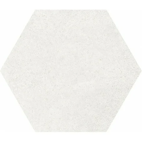 8435404933128 EQUIPE Hexatile Cement White EQ 22092 Płytka Gresowa Cegiełka Mat. 17,5x20 Hiszpańskie kafelki podłogowe