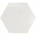 8435404933012 EQUIPE Hexatile Blanco Brillo EQ 20519 Płytka Gresowa Błyszcząca 17,5x20 Hiszpańskie kafelki podłogowe białe
