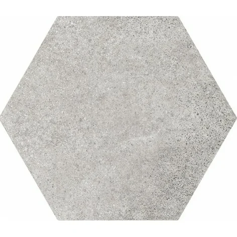 8435404933081 EQUIPE Hexatile Cement Grey EQ 22093 Płytka Gresowa Mat. 17,5x20 hiszpańskie płytki podłogowe heksagonalne