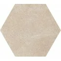 8435404933098 EQUIPE Hexatile Cement Mink EQ 22096 Płytka Gresowa Mat. 17,5x20 Hiszpańskie heksagony podłogowe piaskowe