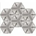8435404933265 EQUIPE Hexatile Nature B&W EQ 21355 Płytka Gresowa Mat. 17,5x20 Hiszpańskie kafelki podłogowe patchwork