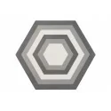 8435404933203 EQUIPE Hexatile Harmony B&W EQ 21357 Płytka Gresowa Mat. 17,5x20 Hiszpańskie kafelki patchwork podłogowe