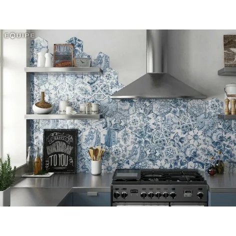 8435404933302 EQUIPE Hexatile Patchwork Lisboa EQ 23216 Płytka Gresowa Mat. 17,5x20 Hiszpańskie kafelki podłogowe