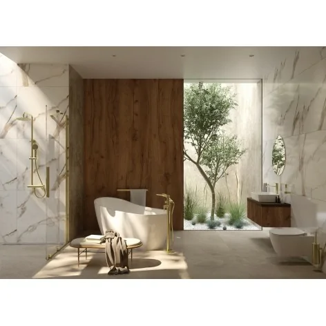 5907650830917 DEANTE SILIA - Lustro Wiszące - Asymetryczne - ADI_E841 - Lustro łazienkowe - Lustra łazienkowe DEANTE