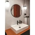 5907650830870 DEANTE Round Lustro Wiszące w Ramie - Okrągłe - Nero - ADR_N831 - LUSTRO ŁAZIENKOWE - LUSTRA ŁAZIENKOWE