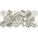 8435404933067 EQUIPE Hexatile Cement Geo Grey EQ 22101 Płytka Gresowa Mat. 17,5x20 Hiszpańskie kafelki podłogowe