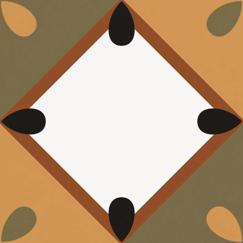 8435404951801 EQUIPE Bauhome Korola Warm EQ 27701 Płytka Gresowa Mat. 20x20 Hiszpańskie kafelki podłogowe patchwork