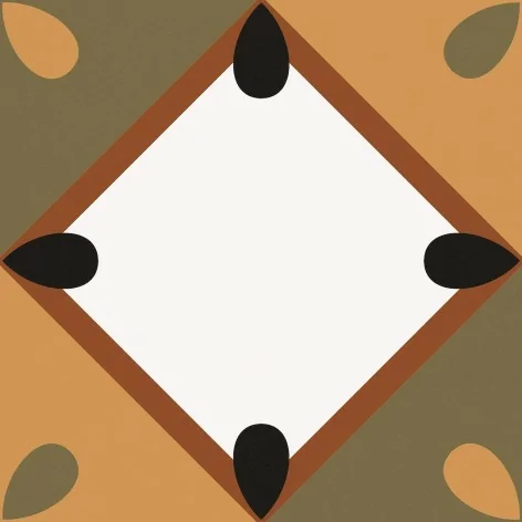 8435404951801 EQUIPE Bauhome Korola Warm EQ 27701 Płytka Gresowa Mat. 20x20 Hiszpańskie kafelki podłogowe patchwork