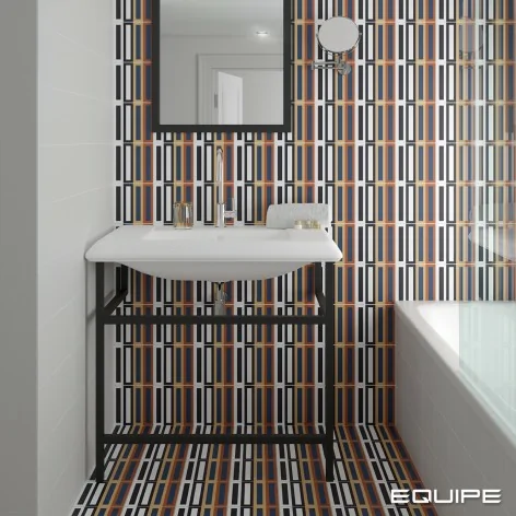 8435404951634 EQUIPE Bauhome Weiss EQ 27684 Płytka Gresowa Mat. 20x20 Biała Płytka Podłogowa Gres Hiszpański matowy