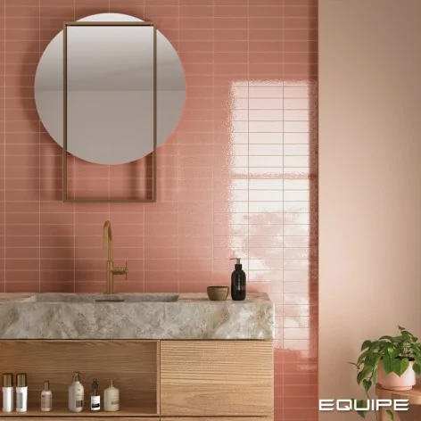 8435081407523 EQUIPE Kalma Pale Orange EQ 30735 Płytka Cegiełka Ścienna Błyszcząca 6x18,6 Hiszpańskie kafelki połysk