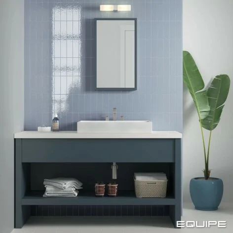 8435081407561 EQUIPE Kalma Powder Blue EQ 30739 Płytka Cegiełka Ścienna Błyszcząca 6x18,6 Hiszpańskie kafelki połysk