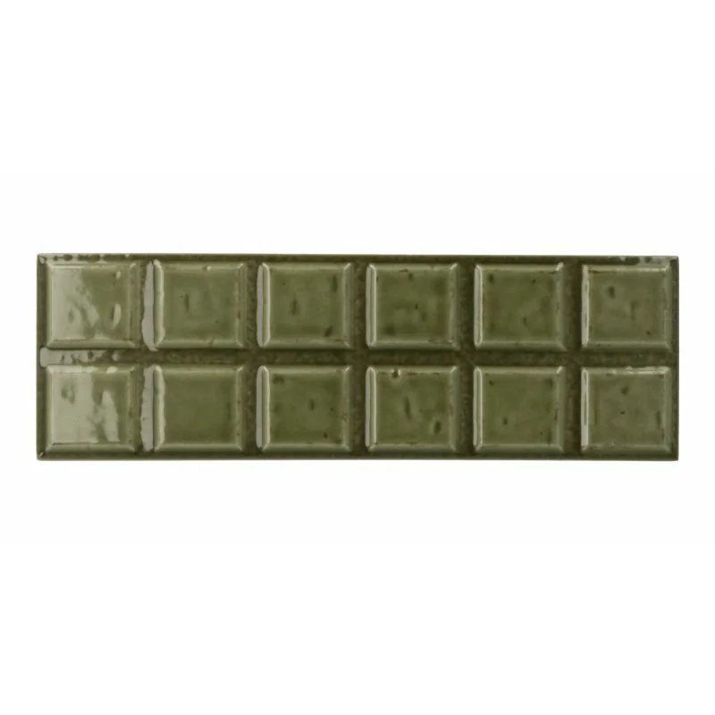 8435081407585 EQUIPE Kalma Tablet Selva EQ 30741 Płytka Cegiełka Ścienna Błyszcząca 6x18,6 Hiszpańskie kafelki Butelkowa zieleń