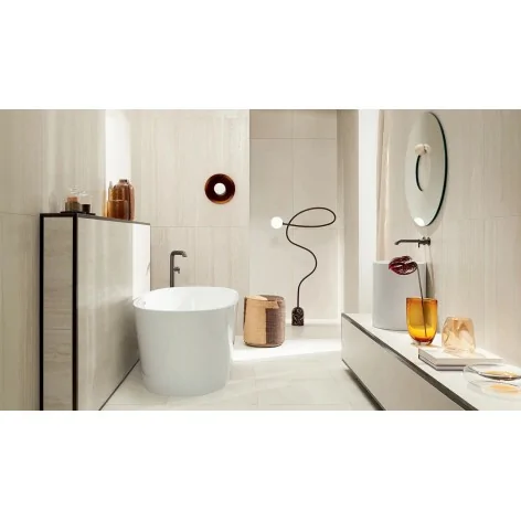 5900199283732TUBĄDZIN Echo Brush Ivory STR Płytka Ścienna Rekt. Mat. 59,8x119,8 60x120 Płytki Łazienkowe Ceramika Tubądzin