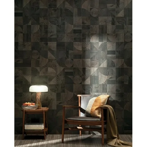 5900199287839 TUBĄDZIN Echo Wood Brown Płytka Ścienna Rekt. Mat. 59,8x119,8 60x120 Płytki drewnopodobne tubądzin