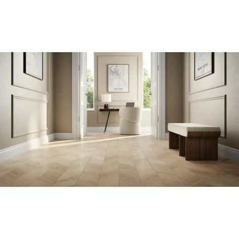 5903238077477 TUBĄDZIN (Korzilius) Slant Wood Ivory B STR Płytka Gresowa Rekt. Mat. 19x119,8 20x120 PP-04-388-1198-0190-1-004