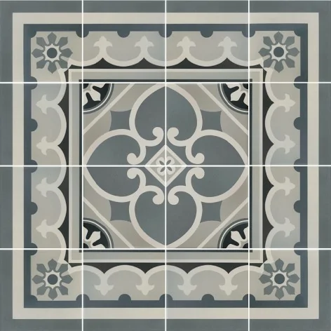 8435081496817 EQUIPE Caprice Chatelet Corner EQ 20932 Płytka Gresowa Mat. 20x20 Hiszpańskie kafelki podłogowe patchwork