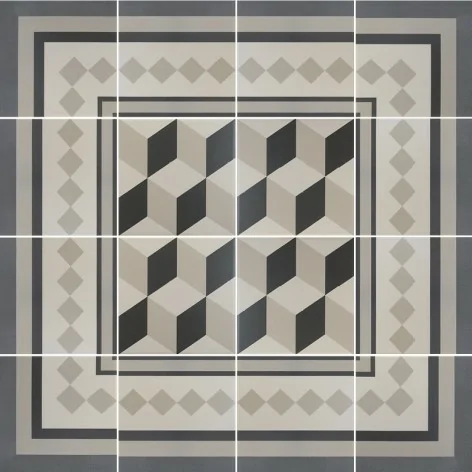 8435081496923 EQUIPE Caprice Provence Border EQ 20939 Płytka Gresowa Mat. 20x20 Hiszpańska terakota Patchwork