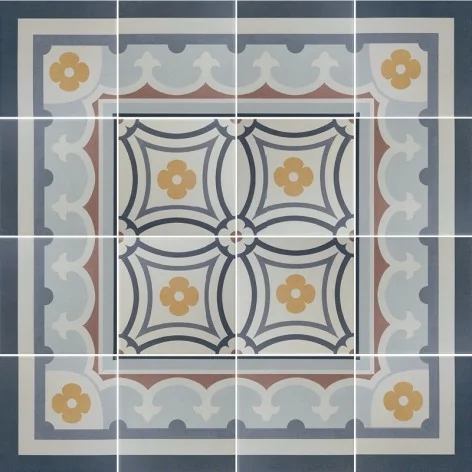 8435081496954 EQUIPE Caprice Saint Tropez Border EQ 20942 Płytka Gresowa Mat. 20x20 Hiszpańskie płytki podłogowe patchwork