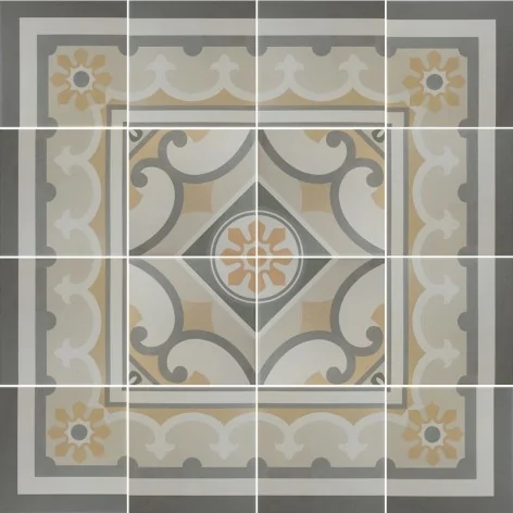 8435081496770 EQUIPE Caprice Burgundy Border EQ 20928 Płytka Gresowa Mat. 20x20 Hiszpańska terakota Patchwork