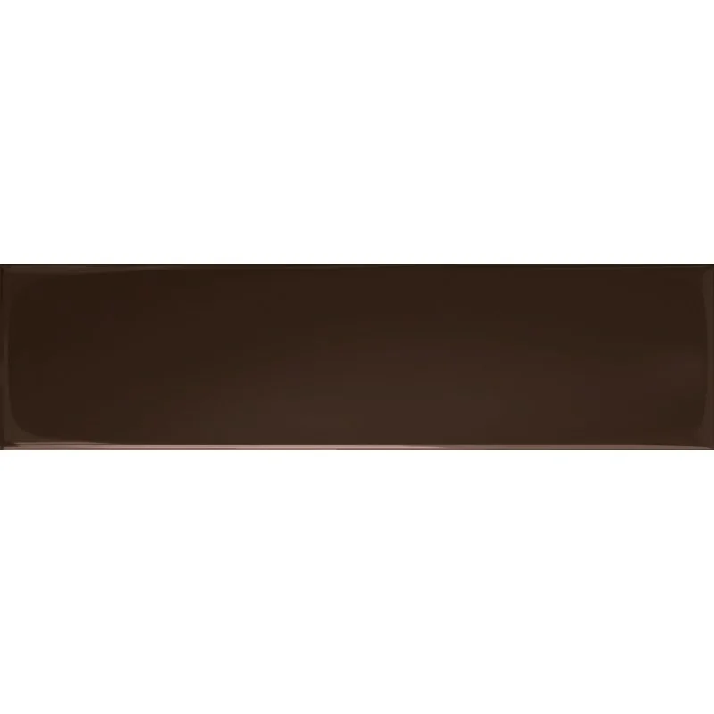 5900199287174 TUBĄDZIN Groove Brown Gloss Płytka Ścienna Poler 7,8x29,8 Płytki Cegiełki Ceramika Tubądzin Sklep Online