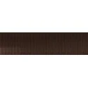 5900199287204 TUBĄDZIN Groove Brown Gloss 1 STR Płytka Ścienna Struktura Poler 7,8x29,8 Płytki Cegiełki Ceramika Tubądzin