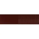 5900199287501 TUBĄDZIN Groove Burgundy 2 Gloss STR Płytka Ścienna Poler 7,8x29,8 298x78 Płytki Cegiełki Ceramika Tubądzin