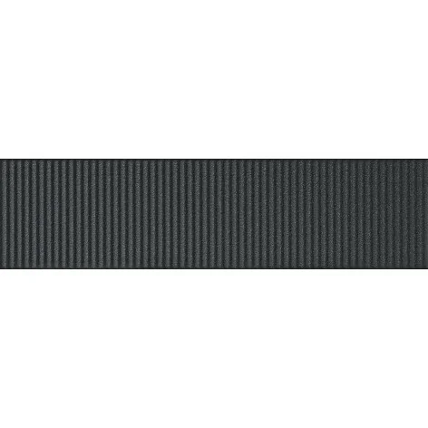 5903238075121 TUBĄDZIN Groove Graphite Sugar 1 STR Płytka Ścienna Struktura Połysk 7,8x29,8 298x78 Płytki Cegiełki Tubądzin
