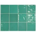 8435404938147 Hiszpańskie Kafelki Turkusowe EQUIPE Village Teal EQ 25590 Płytka Ścienna Połysk 13,2x13,2 Płytki cegiełki