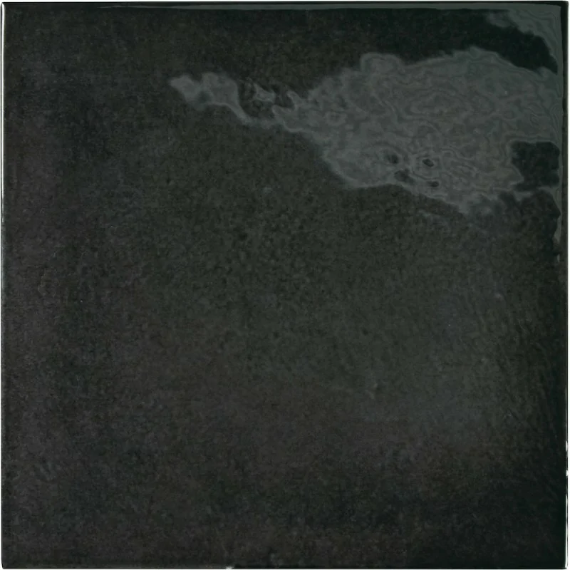 8435404938222 Hiszpańskie kafelki EQUIPE Village Black EQ 25598 Płytka Ścienna Połysk 13,2x13,2 czarne płytki łazienkowe 10x10