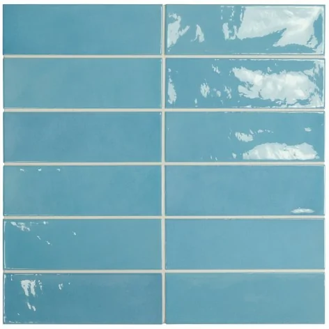 8435404943219 Sklep Płytki EQUIPE Village Azure Blue EQ 25651 Płytka Ścienna Połysk 6,5x20 Niebieskie Hiszpańskie kafelki