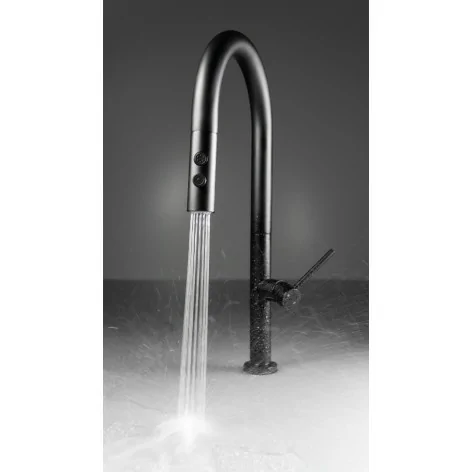 5907650858607 Sklep DEANTE Olfato - Bateria Kuchenna z Wyciąganą Wylewką - 2 Rodzaje Strumienia - Nero - BQO_N72M