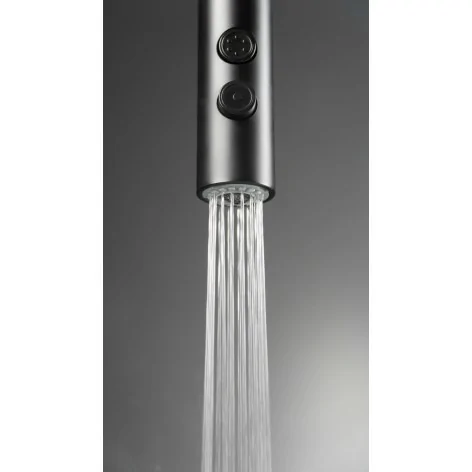 5907650858607 Sklep DEANTE Olfato - Bateria Kuchenna z Wyciąganą Wylewką - 2 Rodzaje Strumienia - Nero - BQO_N72M