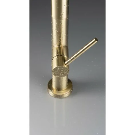 5907650858614 DEANTE Olfato Bateria Kuchenna z Wyciąganą Wylewką - 2 Rodzaje Strumienia - Złoty Szczotkowany - BQO_R72M