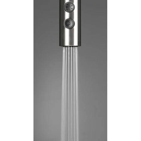 5907650858591 DEANTE Olfato Bateria Kuchenna z Wyciąganą Wylewką - 2 Rodzaje Strumienia - Stal Szczotkowana - BQO_F72M