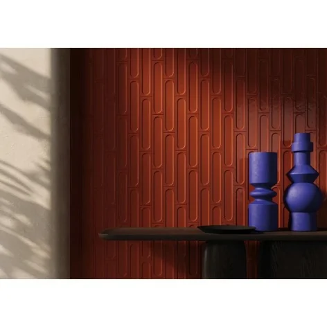 5904584108839 Sklep Płytki Cegiełki PARADYŻ Monpelli Wine Cegiełka Struktura Połysk 29,8x6,5 6,5x29,8 10x30 Kolorowa cegiełka