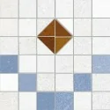 8430376336113 Sklep Płytki gresowe patchwork VIVES Tabarly-R 2 Azul 4FAG Gres Rekt. Mat. 20x20 Hiszpańska mozaika podłogowa