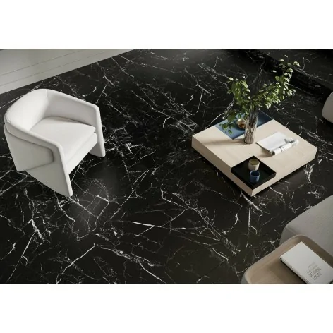 5903313331036 CERRAD (La Mania) Marmo Morocco Black Tani Gres Rekt. Poler 59,7x119,7 60x120 czarny marmur