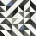 8430376336199 Hiszpańskie Płytki Patchwork VIVES Havre-R Grafito 4FAK Gres Rekt. Mat. 20x20 Kafelki mozaika podłogowa