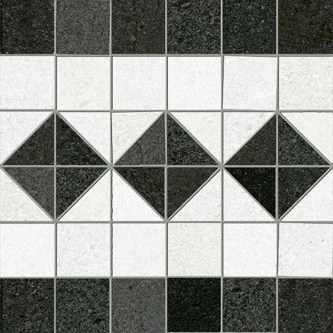 8430376336236 Hiszpańskie płytki podłogowe VIVES Iena-R 2 Grafito 4FAM G1 Gres Rekt. Mat. 20x20 Mozaika patchwork