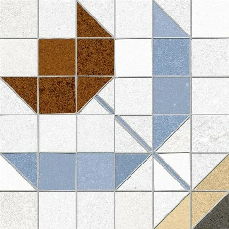 8430376336458 Hiszpańska mozaika Patchwork VIVES Sedar-R Azul 4FAY G1 Gres Rekt. Mat. 20x20 Terakota podłogowa