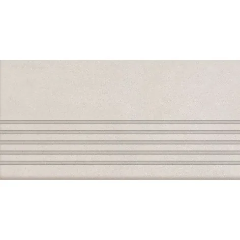 5900199264816 Sklep Płytki DOMINO (Tubądzin) Entina Grey Stopnica Mat. 29,8x59,8 30x60 ST-02-586-0598-0298-1-037