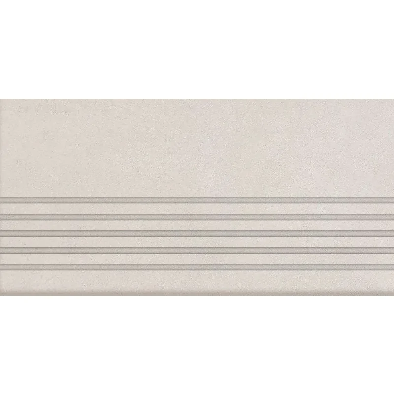 5900199264816 Sklep Płytki DOMINO (Tubądzin) Entina Grey Stopnica Mat. 29,8x59,8 30x60 ST-02-586-0598-0298-1-037