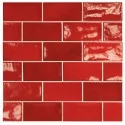 8435404938055 Sklep Płytki Cegiełki Czerwone EQUIPE Village Volcanic Red EQ 25581 Płytka Ścienna Połysk 6,5x13,2 Kafelki