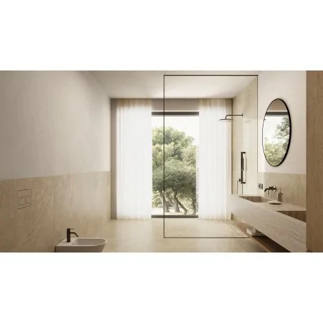 5901503235072 Sklep Płytki wielkoformatowe STARGRES Argonit Cross Beige Gres Rekt. Mat. 120x120 Kamień trawertyn