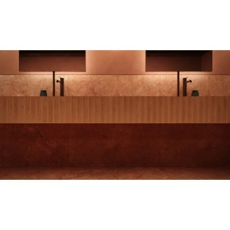 5901503235133 Sklep Płytki kamieniopodobne STARGRES Aragonit Cross Red Gres Rekt. Mat. 60x120 Kamień trawertyn