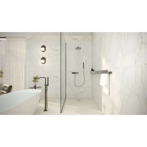 5901503235171 Sklep płytki marmurowe STARGRES Bianero White Gres Rekt. Satyna 60x120 biały kamień marmur terakota