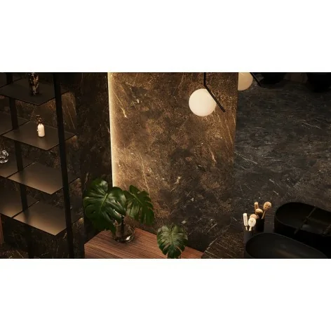 5901503235218 Sklep płytki kamieniopodobne STARGRES Bianero Black Gres Rekt. Satyna 60x120 czarny kamień marmur marmurowe