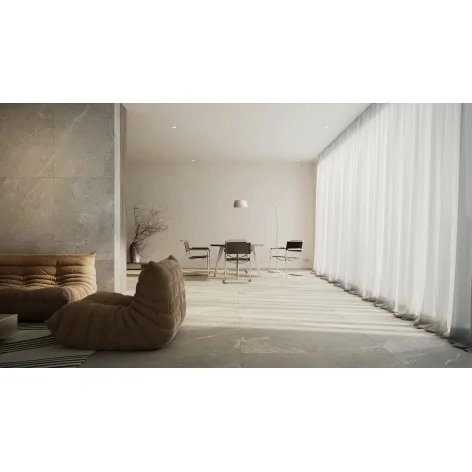 5901503235478 Sklep płytki kamieniopodobne wielkoformatowe STARGRES Lateryt Taupe Gres Rekt. Mat. 120x120 łupek beżowy