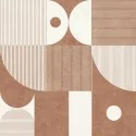 5901503236376 Sklep Płytki patchworkowe STARGRES Dessau Cotto Pattern Gres Rekt. Mat. 60x60 ziemiste czerwone brązowe