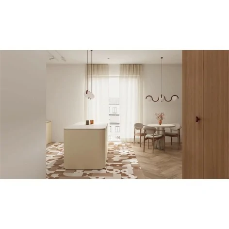 5901503236376 Sklep Płytki patchworkowe STARGRES Dessau Cotto Pattern Gres Rekt. Mat. 60x60 ziemiste czerwone brązowe